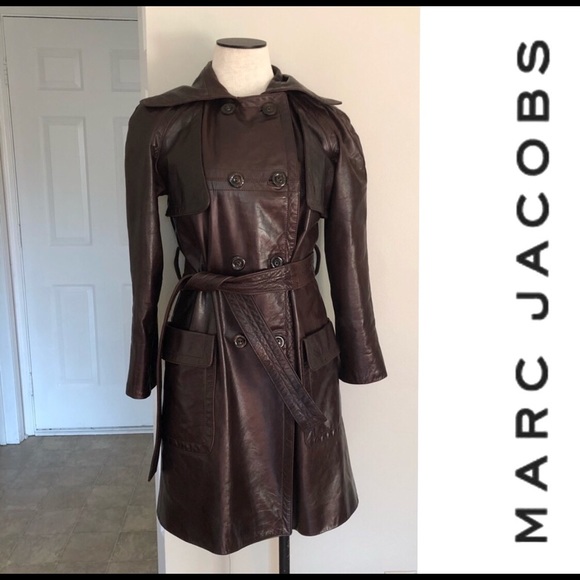 Marc Jacobs Jackets & Blazers - MAKE OFFER!! Marc Jacobs vintage leather coat!